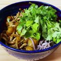 オレンジよこはま's cooksnap of when they made パクチー好きのため蕎麦.