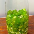 ルぴあ's cooksnap of when they made 自家製タバスコ　激辛青唐辛子.