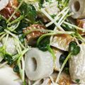 ウーたんポンちゃん's cooksnap of when they made ちくわと貝割れの簡単サラダ♪.