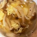 にこちゃんち's cooksnap of when they made ふんわりたまごの満足しめじスープ♡.