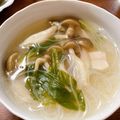 papikun's cooksnap of when they made チンゲン菜とベーコンの中華スープ.