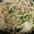 ネコ家族's cooksnap of when they made 豚肉・もやし・きゅうりの味噌にんにく炒め.