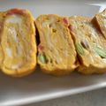 くじら食堂's cooksnap of when they made ☺お弁当にも☆簡単♪紅生姜入り玉子焼き☺.