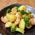 やなぎだまこ's cooksnap of when they made じゃがいもと海老のバジル炒め.