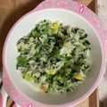 まぁちゃんグランマ's cooksnap of when they made 小松菜チャーハン（離乳食完了期）.