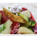 ゆけり３兄弟's cooksnap of when they made きゅうりと竹輪の和え物.