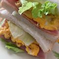 amileamila's cooksnap of when they made ボロボロしないサンドイッチ★お弁当.