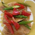 クックJWLD9G☆'s cooksnap of when they made さっぱり！豚肉と夏野菜の甘酢ソース.