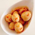 一番星寿美次郎's cooksnap of when they made 旨辛おつまみ♪うずらの卵のハリッサ味玉.