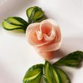 おーぶんおーぶん's cooksnap of when they made 飾り切り♠きゅうりで作る葉っぱ♠です。.