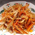 けいぽんM's cooksnap of when they made 和食の基本！ごま油香るきんぴらゴボウ.