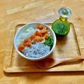 komutatata's cooksnap of when they made 明太子丼　太っ腹でね♡.