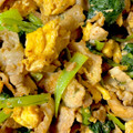左官屋の奥さんです's cooksnap of when they made 小松菜と卵の中華風炒め.