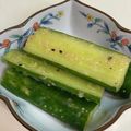 ぼなちょ's cooksnap of when they made 超速おつまみ！やみつききゅうり♪.