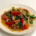 kasiy's cooksnap of when they made 楽々♪牛スタミナトマト炒め☆.