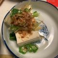 クックSY6YS8☆'s cooksnap of when they made オクラと茗荷の冷奴.