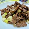 クックＦ8ＪＷ40☆'s cooksnap of when they made ビールがすすむ牛スジ焼き♪.