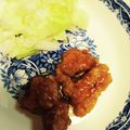 クックかあたん's cooksnap of when they made フライパンで鶏もも肉の照り焼き.