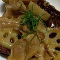 なななぁにつくろ♪'s cooksnap of when they made 簡単＊鶏とさつま芋と蓮根の甘辛炒め＊.
