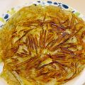 ヒロ♪エリ's cooksnap of when they made ＊お弁当＊もう一品＊のり塩千切りポテト.