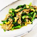 あっこ姉's cooksnap of when they made 豚肉と小松菜のナッツ炒め.