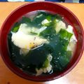 みれいく's cooksnap of when they made 速攻で完成♪わかめと卵の中華スープ.