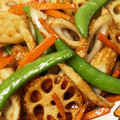 やえまりも's cooksnap of when they made 簡単♪蓮根とちくわのオイスターソース炒め.