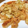 vabochan's cooksnap of when they made 豚ロースとキャベツの甘辛コチュジャン炒め.