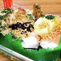 私市ビッキーズ津門巳's cooksnap of when they made おにぎり弁当14号 竹輪磯辺揚ちりじゃこ.