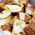 クロエの母's cooksnap of when they made 5分レシピ★厚揚げとキャベツ炒め.