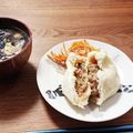 ハチワレねこ's cooksnap of when they made LOVE★手作り肉まん.