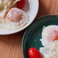 okabu大根's cooksnap of when they made ポーチドエッグ.