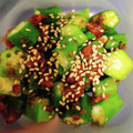 shelly616's cooksnap of when they made 簡単に副菜を!さっぱり、おくらの梅和え.