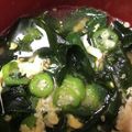クックWCRHZR☆'s cooksnap of when they made 栄養満点♡オクラとモロヘイヤのスープ.