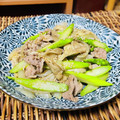 料理男子部's cooksnap of when they made 簡単！豚・アスパラ・舞茸のガリバタ炒め！.