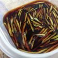 醤油☆世界一's cooksnap of when they made おつまみに☆ツーンと本わさびの醤油漬け.