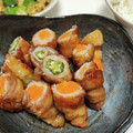 梅里うめこ's cooksnap of when they made 簡単なのに可愛い♡おくらと人参の肉巻き.