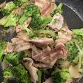 クックP7IVGY☆'s cooksnap of when they made 豚肉とブロッコリーのガーリック炒め.