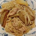 ｓｏｆｕｔｏａｚｕｋｉ's cooksnap of when they made ホットクック　白菜と豚肉のすき焼き風.