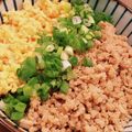 とうやんママ's cooksnap of when they made 鶏そぼろ丼☆.