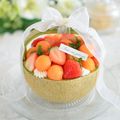 KANAScafe's cooksnap of when they made まるっと♡メロンムースケーキ.