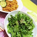 フリースタイル☆'s cooksnap of when they made ケールの胡麻和えサラダ.