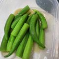 peeko1214's cooksnap of when they made オクラの白だしガーリックびたし.