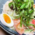 らとりー's cooksnap of when they made 茄子とトマトとツナの冷たい麺～おそうめん.