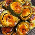 ☆cocoNatsu's cooksnap of when they made ゴーヤの鶏ひき肉詰め★とろ～りあんかけ.