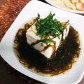 ふか谷's cooksnap of when they made 簡単おつまみ☆もずく豆腐.