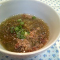ばるぼあ's cooksnap of when they made 簡単すぎ♬とろろ昆布とかつお節のスープ.