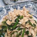 いさみょば's cooksnap of when they made ニラとささみのコチュジャン味噌マヨ和え.
