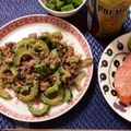 たぁープ〜's cooksnap of when they made (超簡単)ゴーヤの豚味噌炒め.