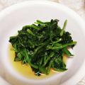 ひろまみ☆'s cooksnap of when they made 電子レンジで簡単！ほうれん草のおひたし.